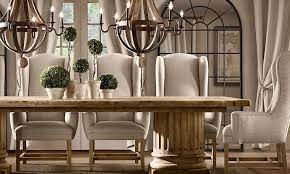 restoration hardware dining room chairs table tv wall brackets b&q
