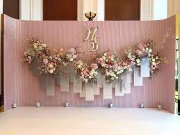 Best Of Vintage Wedding Stage Decorations Homedecoration Homedecorations Homedecorationideas Ho Ide Perkawinan Latar Belakang Pernikahan Bunga Perkawinan