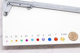 how to measure rhinestones stone size chart in mm ss pp