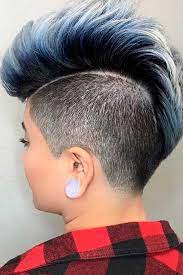 48 Stylish Undercut Women Hair Ideas Half Shaved Head Hairstyle Edgy Hair Mohawk Hairstyles For Women