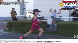 大阪国際女子マラソンで放送事故 乳首を晒した男性が並走 (2023年2月1日掲載) - ライブドアニュース