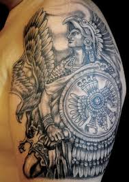 Popular aztec tattoos include sculptures like the sun stone, a giant twenty four ton stone depicting the five worlds of the sun. 100 Best Aztec Tattoo Designs That Suits Your Personality Besttattooguide Com