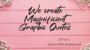 Explore 225 magnificent quotes by authors including richard m. Create Magnificent Quote Designs For You By Happytoserveu Fiverr