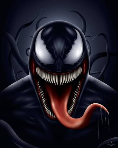 We are VENOM My Venom portrait design! This has been a character I wanted  to create fan art of for quite some time and I'm really happy with how it  turned out! @