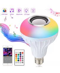 Led Rgb Bluetooth Speaker Light Bulb In 2020 Bulb Light Bulb Led