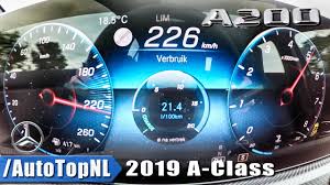 Mercedes Benz A Class 2019 A200 0 226km H Acceleration Top Speed By Autotopnl Youtube