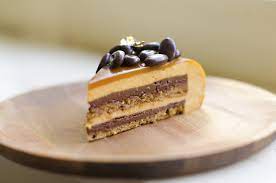 Espresso Caramel Entremet Multi Layer Mousse Cake Recipe Mousse Cake Desserts Cake Recipes