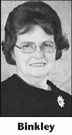 CATHERINE BINKLEY Obituary (1919