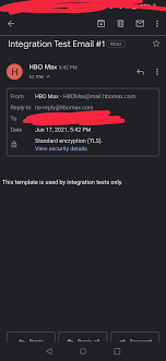 Integration test email # 1, read the subject line for the email in question, while the body of the message simply said: Bjx J2lu6 N6nm
