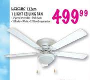 Industry professionals in ceiling installation products and services in western cape we have over two decades expertise in top quality ceiling installation for our company is knowledgeable in large and business oriented ceiling installation ventures and work directly with business buildings, industrial. Logik 132cm 1 Light Ceiling Fan M Guzzle Co Za