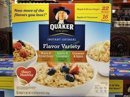 quaker instant oatmeal 52 count