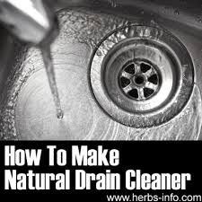 how to make natural drain cleaner