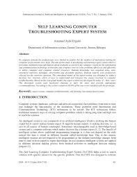 Most people (and companies) tend to just ignore or patch up burgeoning problems. Pdf Self Learning Computer Troubleshooting Expert System