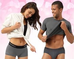 womens comfortable briefs and boy shorts underwear layout photo, AI generated