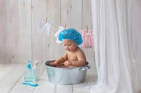 We were told not to let baby's ears go in the water when we gave her the first bath in the hospital. How To Keep Water Out Of Baby S Ears During Bath Common Errors