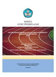 Daya tarik modul dapat ditempatkan di beberapa bagian seperti: Cover Modul Gp Pjok Smp Kk D