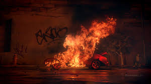 Awesome ps4 wallpaper for desktop, table, and mobile. Burning Car Wallpapers Top Free Burning Car Backgrounds Wallpaperaccess