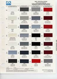 Blue Toyota Colour Chart Wiring Schematic Diagram 5