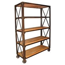 Maybe you would like to learn more about one of these? Chorley Industrial Rustic Metal Wood Rolling Bookcase With Wheels Metal Bookcase Coaster Furniture Vintage Industrial Furniture