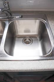 Vinegar removes most tough chemical stains. How To Deep Clean A Stainless Steel Sink Clean Stainless Steel Sink Clean Stainless Sink Stainless Steel Sink Cleaner