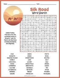 Ancient China Activity Silk Road Word Search Fun In 2020 Ancient China Activities Social Studies Worksheets Vocabulary Words
