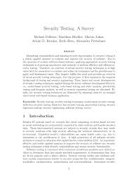 Pertanyaan wawancara satpam paling baru dan gress. Pdf Security Testing A Survey