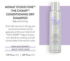 Monat Studioone The Champ Conditioning Dry Shampoo Same Product Different Packaging Monat Dry Shampoo Dry Shampoo Monat
