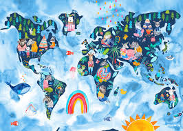 For kids who love superheroes, turn the room into a comic book. Paul Paula World Maps For The Kids Room Paul Paula