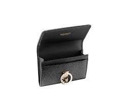 Unlike metal card cases ours will not set off metal detectors!. Bvlgari Bvlgari Calf Leather Business Card Holder 280520 Bvlgari