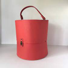 Large Wig Box Vintage Wig Case Everbest Originals Wig Storage Hat Storage Box Large Wig Storage Box Red Train Case Or Hat Box Prop Hat Storage Vintage Wig Storage