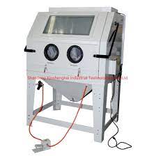 Save $10 off $299, $25 off $599, $45 off $999, $100 off $1899 orders China Industrial Manual Sandblasting Cabinet For Sale China Manual Sand Blasting Machines Sand Blasting Cabinet