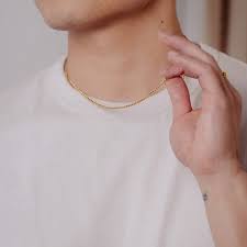 Collier à maillons en boîte 18 carats