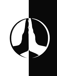 Pray Hands Yin Yang Art Print By Onda Zen X Small Yin Yang Art Notan Art Yin Yang