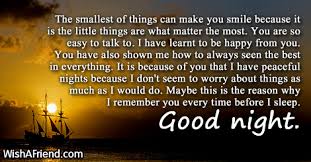 Simple yet sweet, this text is a reminder of how much you value her. Good Night Poems For Her Page 2