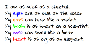 Learn about similes in this language arts video for kids! How To Write A Simile Poem With Examples And Tasks Literacy Ideas