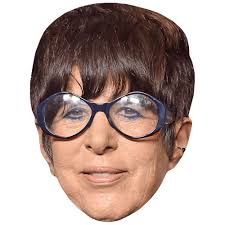 Diane Warren (Glasses) Big Head. Larger than life mask.