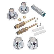 It started a week ago. Tub Shower 2 Handle Remodeling Kit For Price Pfister Verve In Chrome Plumbing Parts By Danco