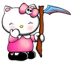 Cute N Evil Hello Kitty Inferi Grim Reaper Of Dead Souls N Etsy Hello Kitty Characters Hello Kitty Cartoon Hello Kitty Halloween