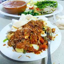 Cara Membuat Gado Gado Komplit Lengkap Bahan Bahan Untuk 2 3 Orang 1 Ikat Kacang Panjang 125 Gr Taoge 1 Ikat Ka Indonesian Food Recipes Salad Ingredients