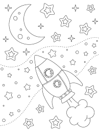 These preschool coloring pages are the perfect addition to your preschool unit studies or quiet time activities. Outer Space Coloring Pages For Kids Fun Free Printable Coloring Pages That Are Out Of This World Printables 30seconds Mom