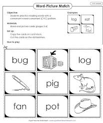 Write these lowercase cvc words and sentences for grade 1 kids. Phonics Worksheets Cvc Words