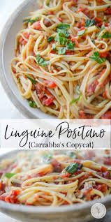 Linguine Positano Carrabba S Copycat Made With Fire Roasted Tomatoes Garlic And Basil Recipe Best Pasta Recipes Recipes Food