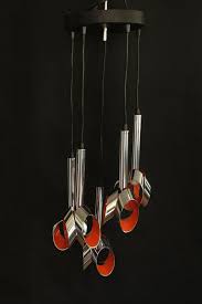 original massive lampe kaskade 70er jahre designklassiker lampe vintage lampen designklassiker