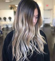 If you have light brown hair, you might end up with some dark blonde peeking through. Color Melt Ombre Bright Blonde On Naturally Dark Hair Brown And Blonde Hair Hair By Colorbymi Dark Hair With Highlights Ombre Hair Color Hair Color Balayage