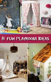 You can design the playroom just like any other room of the house: 15 Fun Kids Playroom Ideas From Pinterest Fun Playroom Ideas Kids Playroom Childrens Playroom