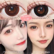Cara pakai contact lens dengan betul, mudah & cepat. Bigeye Lens Effect 20mm I Fairy Pearl Black Choco Power 0 850 Big Effect Korean Color Contact Lens Shopee Malaysia