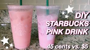 Made with a strawberry açai refresher that subs coconut milk for water and your choice of strawberry or blackberry pieces, the drink boasts a creamy baby pink hue. How To Make A Starbucks Pink Drink Diy At Home Youtube