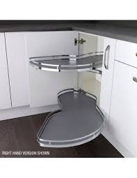 Top sellers most popular price low to high price high to low top rated products. Kessebohmer Lemans Ii 500mm Corner Unit Style Grey Kas2lm500scl Double Shelving Corner Carousel