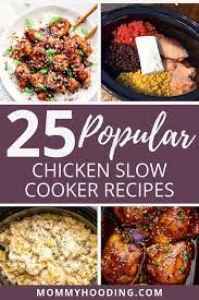 The 25 Most Popular Chicken Slow Cooker Recipes On Pinterest Mommyhooding Chicken Slow Cooker Recipes Crockpot Recipes Easy Slow Cooker Recipes