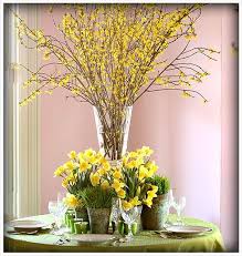 Yellow Forsythia And Daffodils Summer2013 Yellow Centerpieces Spring Wedding Flowers Flowers